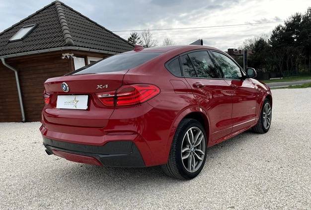 BMW X4 cena 99900 przebieg: 148271, rok produkcji 2015 z Nowy Dwór Mazowiecki małe 254